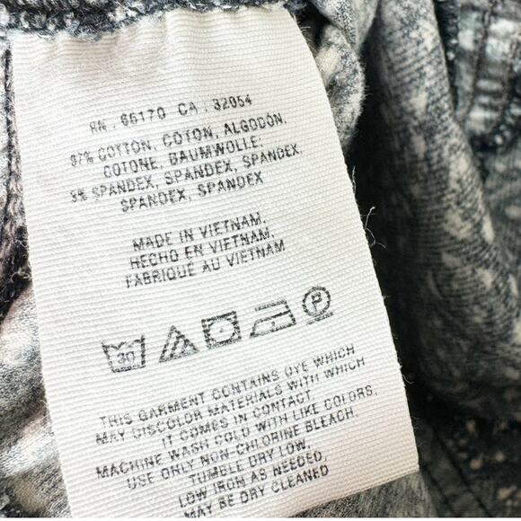 Pilcro and the Letterpress Womens The Serif Jeans Corduroy Black Cream 32 - Picture 5 of 8